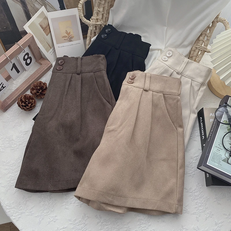 Formal-Double-breasted-Button-High-Waist-Slim-Shorts-2021-Autumn-Winter-Casual-Short-Pants-Korean-Elegant-1.webp